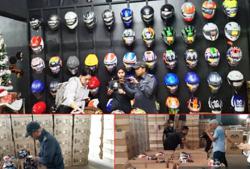 Fake 'Arai' helmets worth over RM70,000 seized in Penang raid